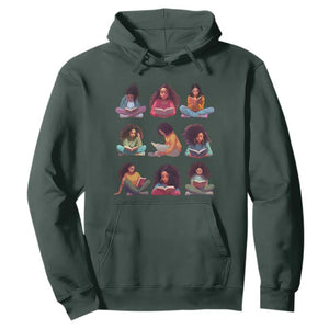 Black History Month Hoodie Reading Book African Smart Melanin Women Girls