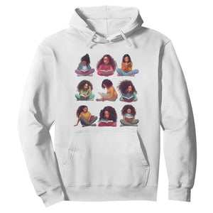 Black History Month Hoodie Reading Book African Smart Melanin Women Girls