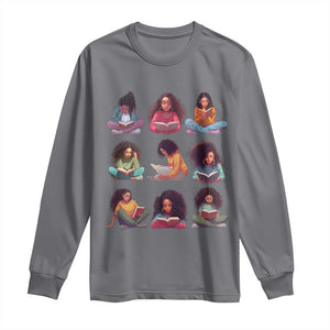 Black History Month Long Sleeve Shirt Reading Book African Smart Melanin Women Girls