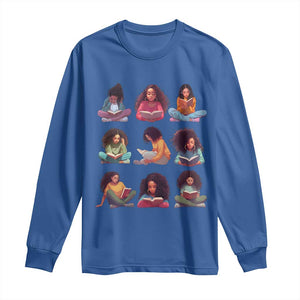 Black History Month Long Sleeve Shirt Reading Book African Smart Melanin Women Girls