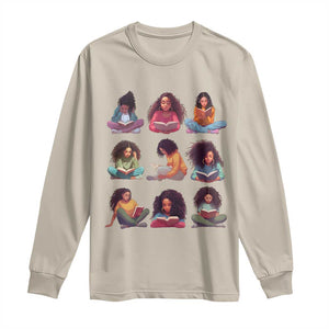 Black History Month Long Sleeve Shirt Reading Book African Smart Melanin Women Girls