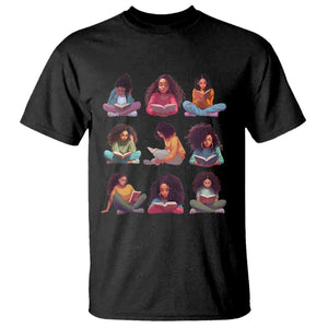 Black History Month T Shirt Reading Book African Smart Melanin Women Girls