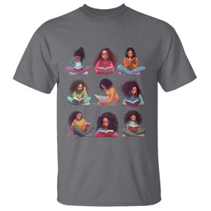 Black History Month T Shirt Reading Book African Smart Melanin Women Girls