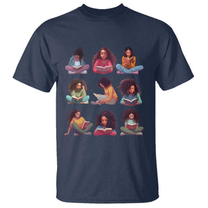 Black History Month T Shirt Reading Book African Smart Melanin Women Girls