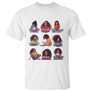 Black History Month T Shirt Reading Book African Smart Melanin Women Girls