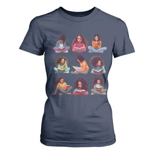 Black History Month T Shirt For Women Reading Book African Smart Melanin Women Girls