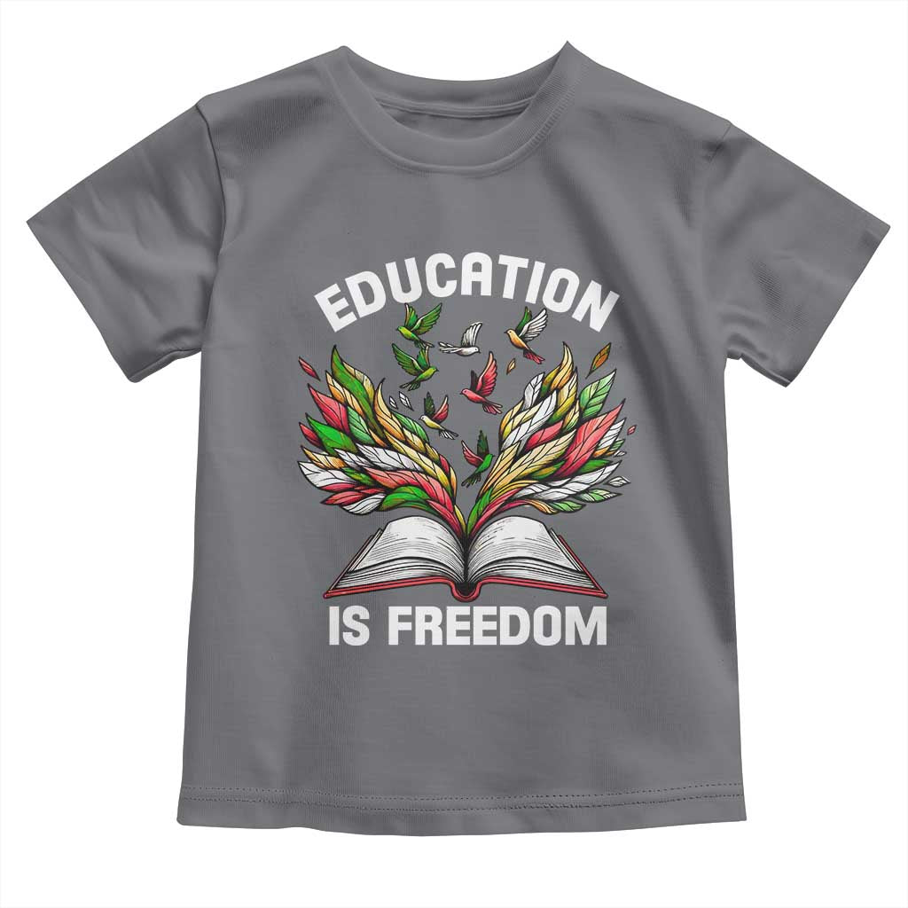 Black Teacher Pride Baby Shirt Education Is Freedom African Americans Black History Month