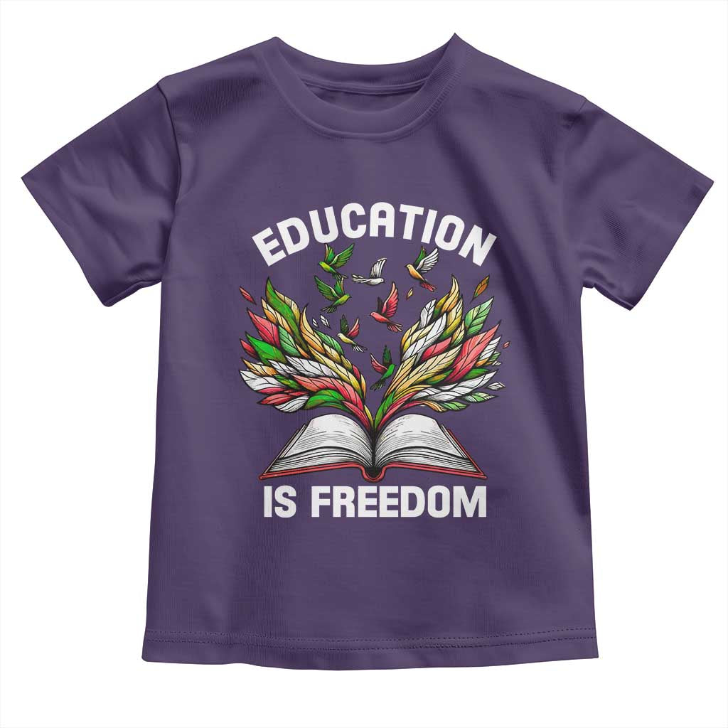 Black Teacher Pride Baby Shirt Education Is Freedom African Americans Black History Month