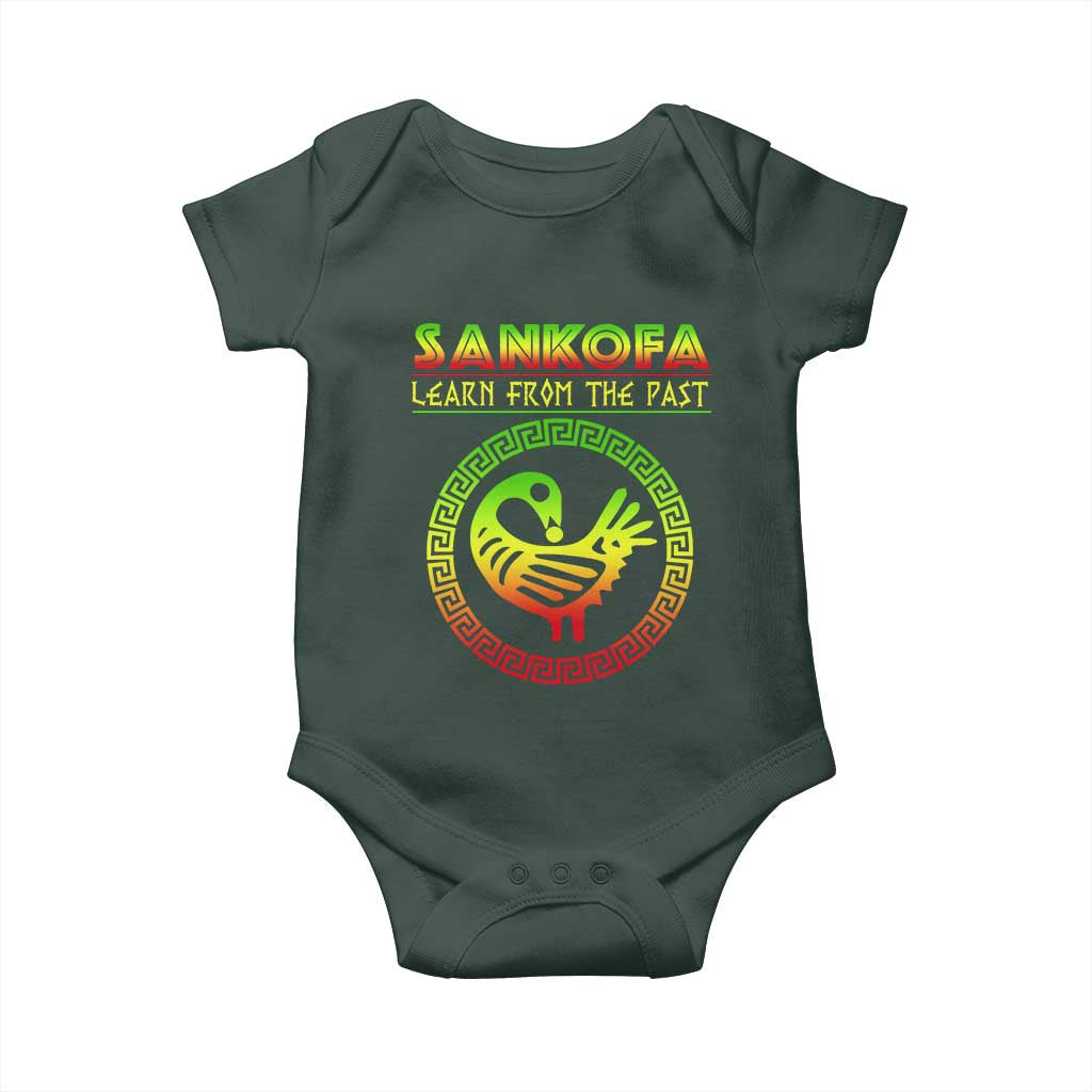 Black History Month Baby Onesie Sankofa Learn From The Past African Bird Melanin