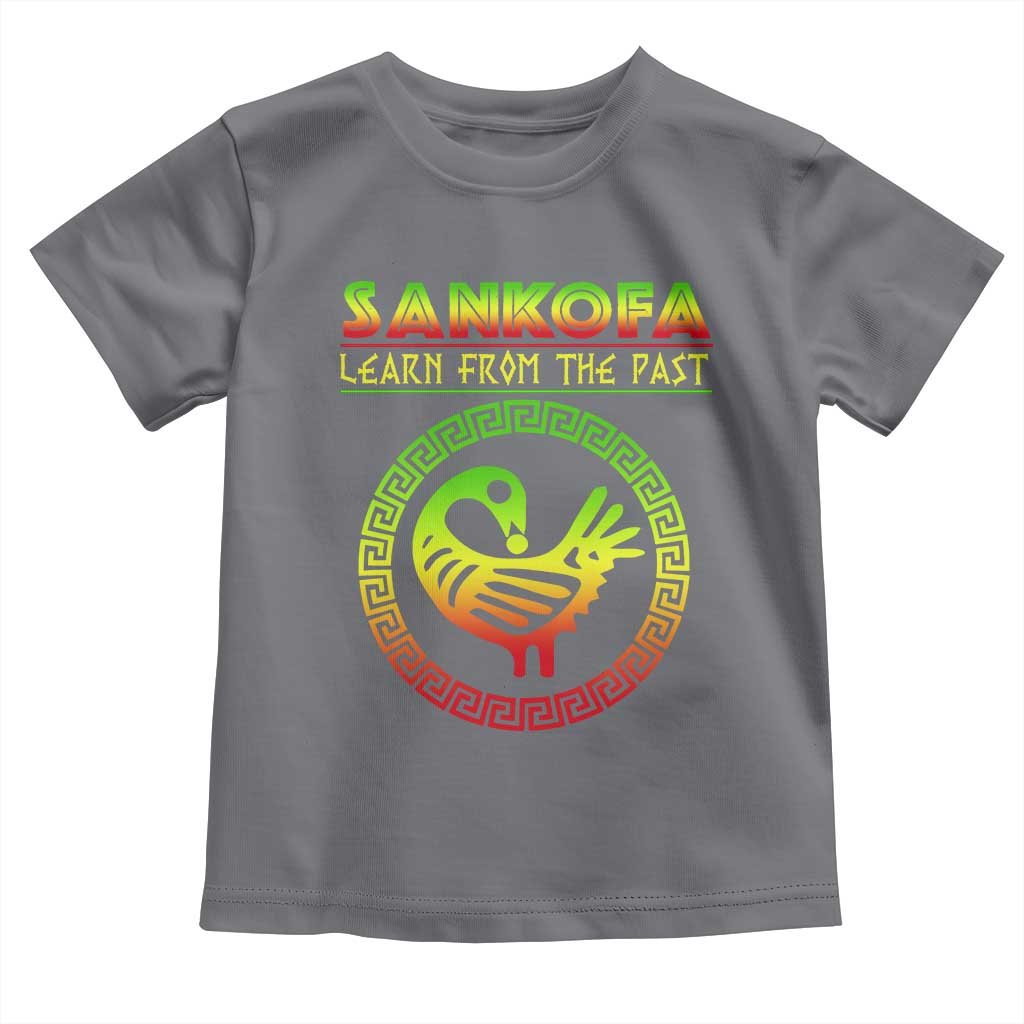 Black History Month Baby Shirt Sankofa Learn From The Past African Bird Melanin