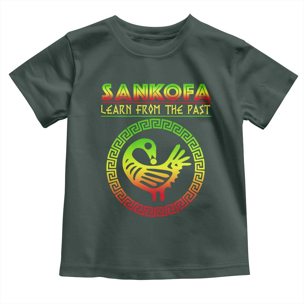Black History Month Baby Shirt Sankofa Learn From The Past African Bird Melanin