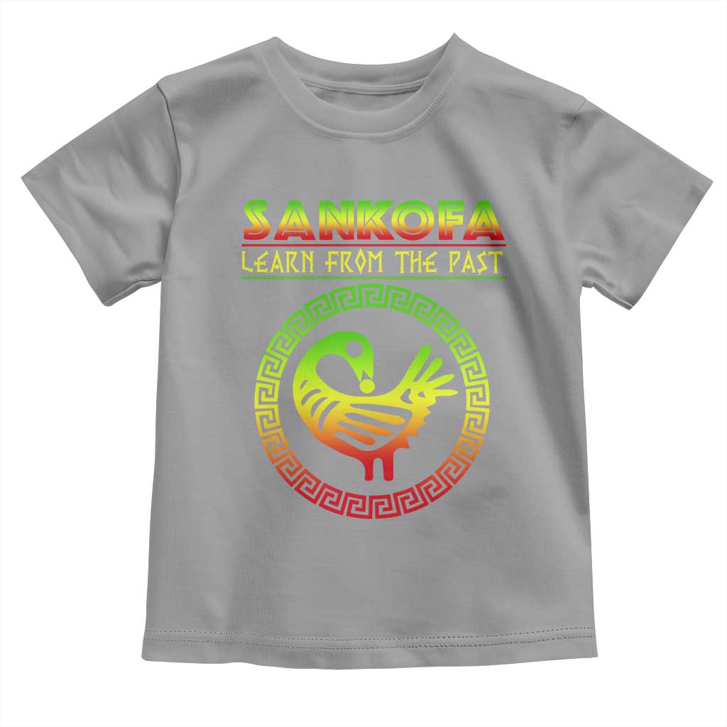 Black History Month Baby Shirt Sankofa Learn From The Past African Bird Melanin