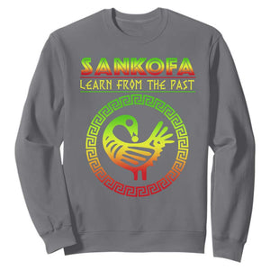 Black History Month Sweatshirt Sankofa Learn From The Past African Bird Melanin