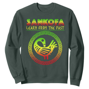 Black History Month Sweatshirt Sankofa Learn From The Past African Bird Melanin