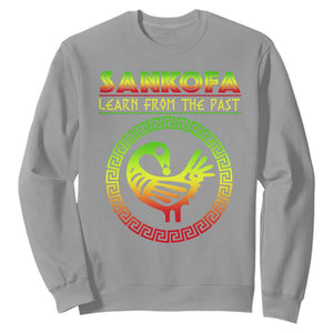 Black History Month Sweatshirt Sankofa Learn From The Past African Bird Melanin