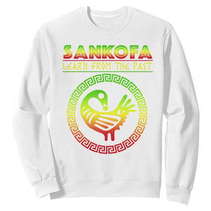 Black History Month Sweatshirt Sankofa Learn From The Past African Bird Melanin