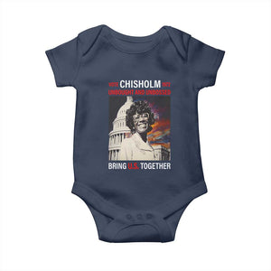 Shirley Chisholm Baby Onesie Unbought And Unbossed Bring U.S. Together BHM Melanin