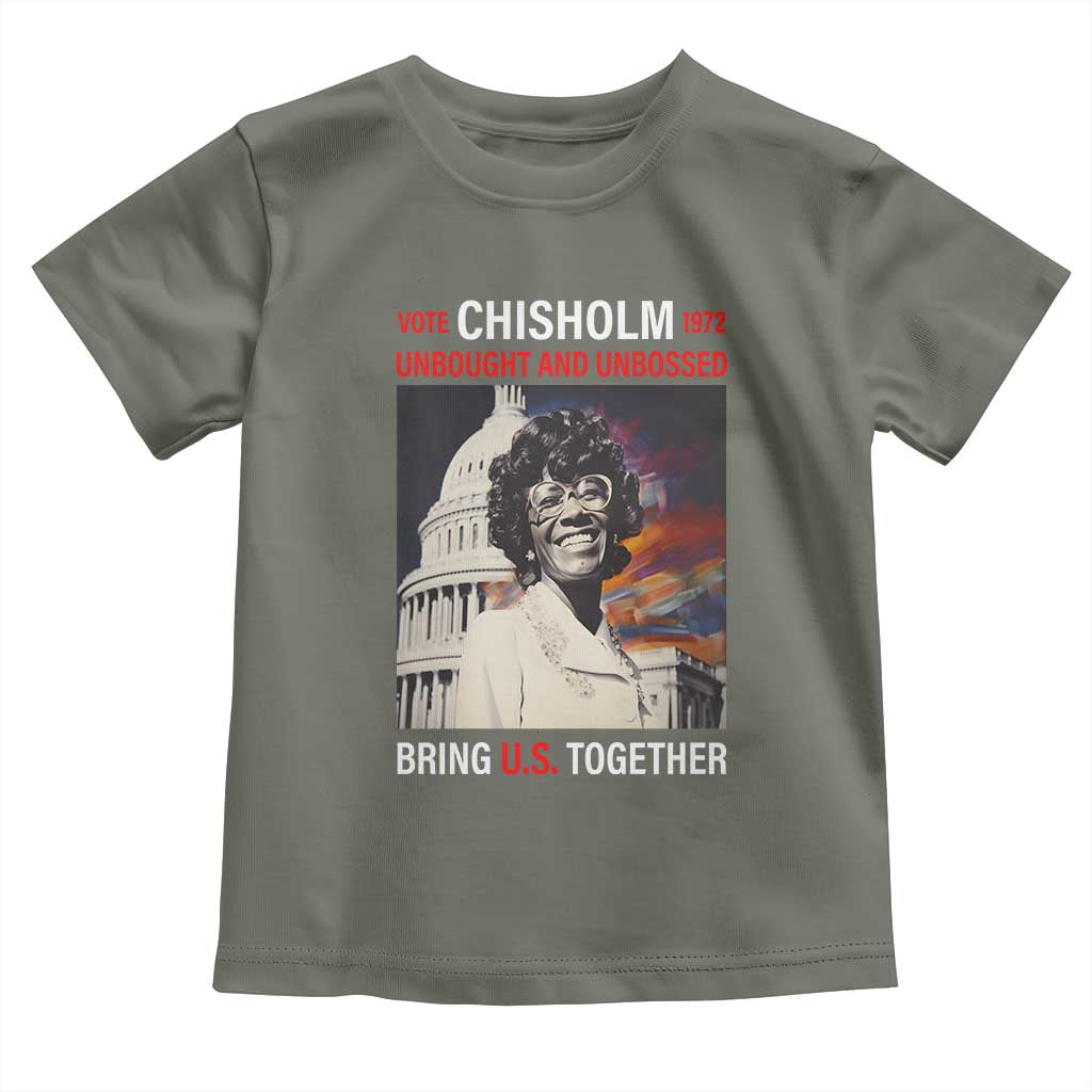 Shirley Chisholm Baby Shirt Unbought And Unbossed Bring U.S. Together BHM Melanin
