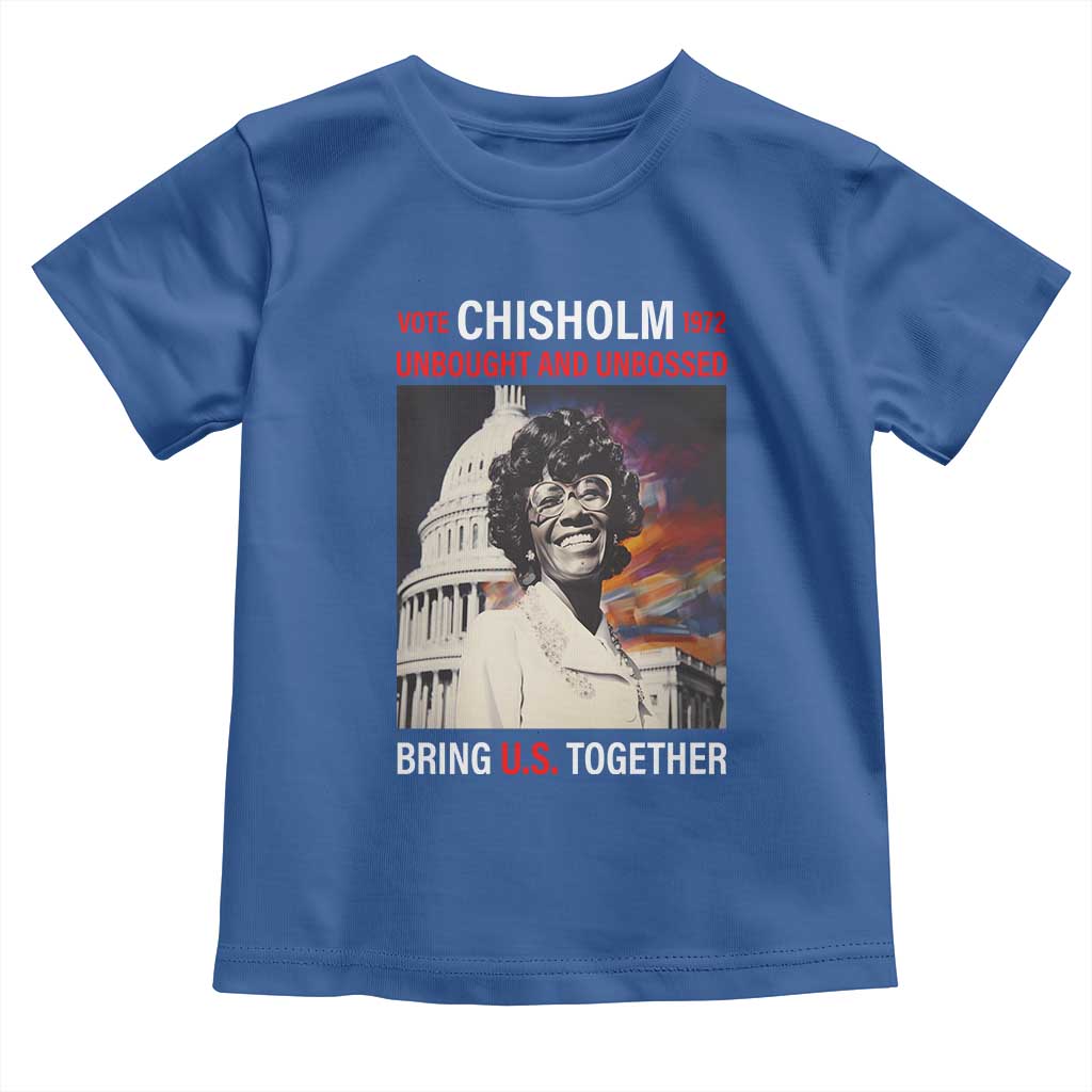 Shirley Chisholm Baby Shirt Unbought And Unbossed Bring U.S. Together BHM Melanin