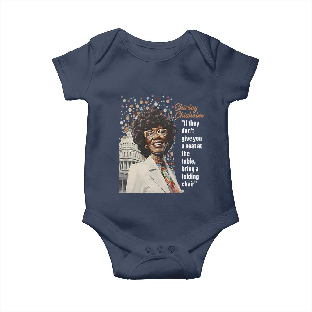 Shirley Chisholm Baby Onesie If They Don't Give You A Seat Black Civil Rights