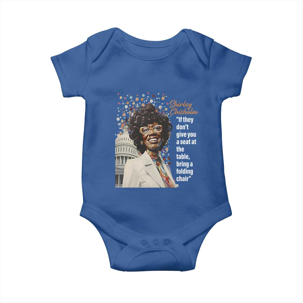 Shirley Chisholm Baby Onesie If They Don't Give You A Seat Black Civil Rights