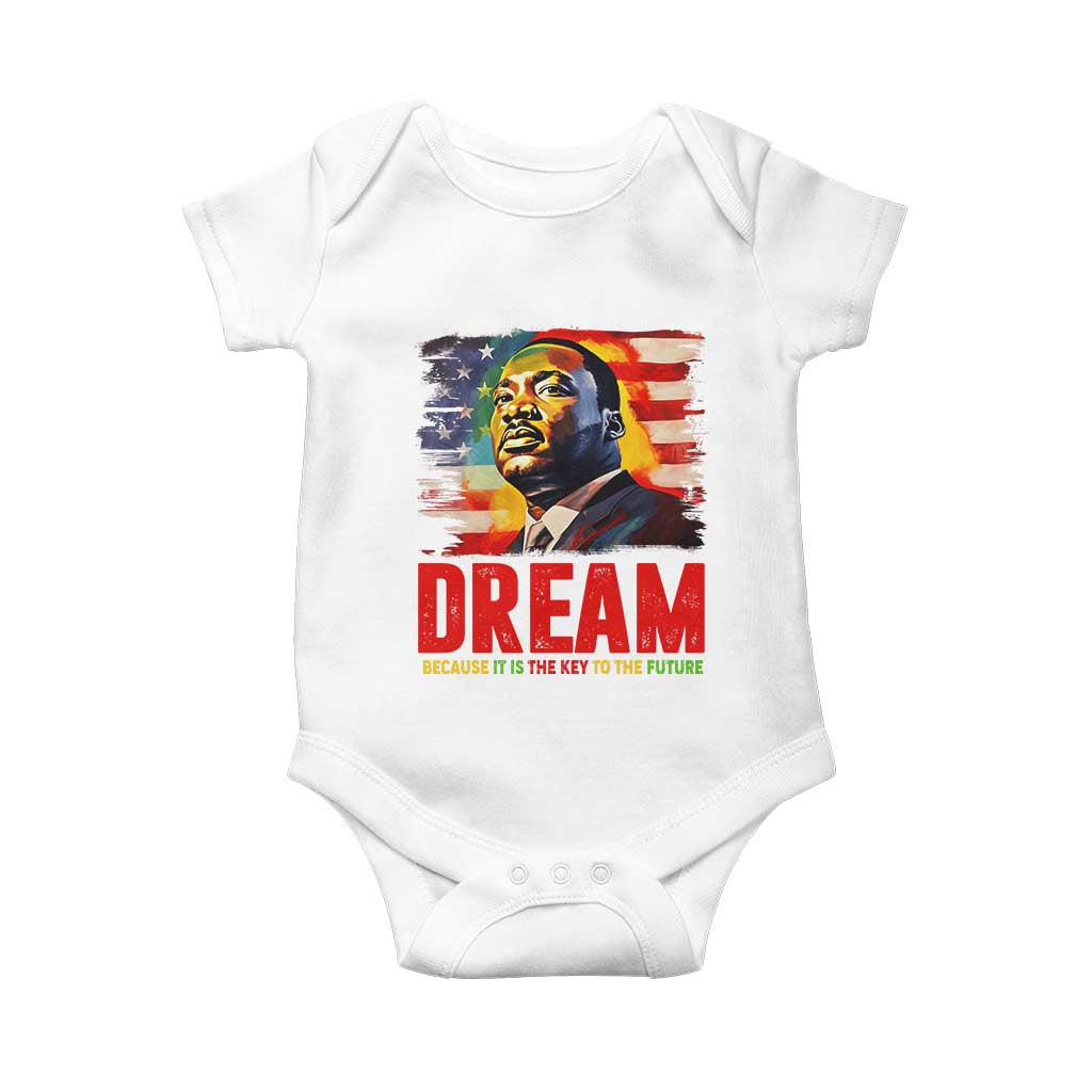 Martin Luther King Jr. Baby Onesie Dream Because It is The Key To The Future MLK  BHM Black Pride