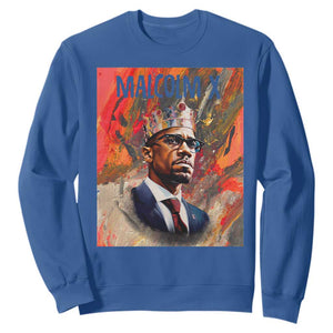 Malcolm X Sweatshirt King Hip Hop Aesthetic Art Black Civil Rights