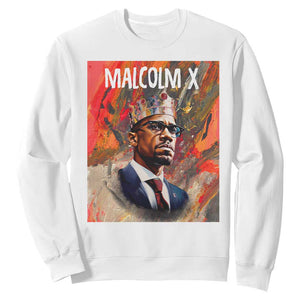 Malcolm X Sweatshirt King Hip Hop Aesthetic Art Black Civil Rights