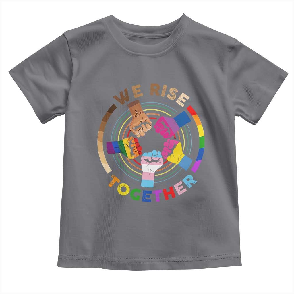 Black History Month Baby Shirt We Rise Together Equality Awesome Melanin LGBT