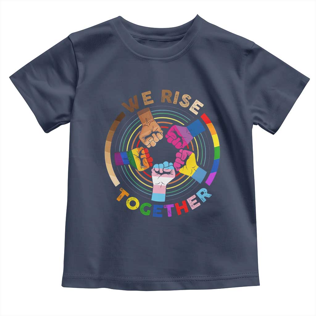 Black History Month Baby Shirt We Rise Together Equality Awesome Melanin LGBT