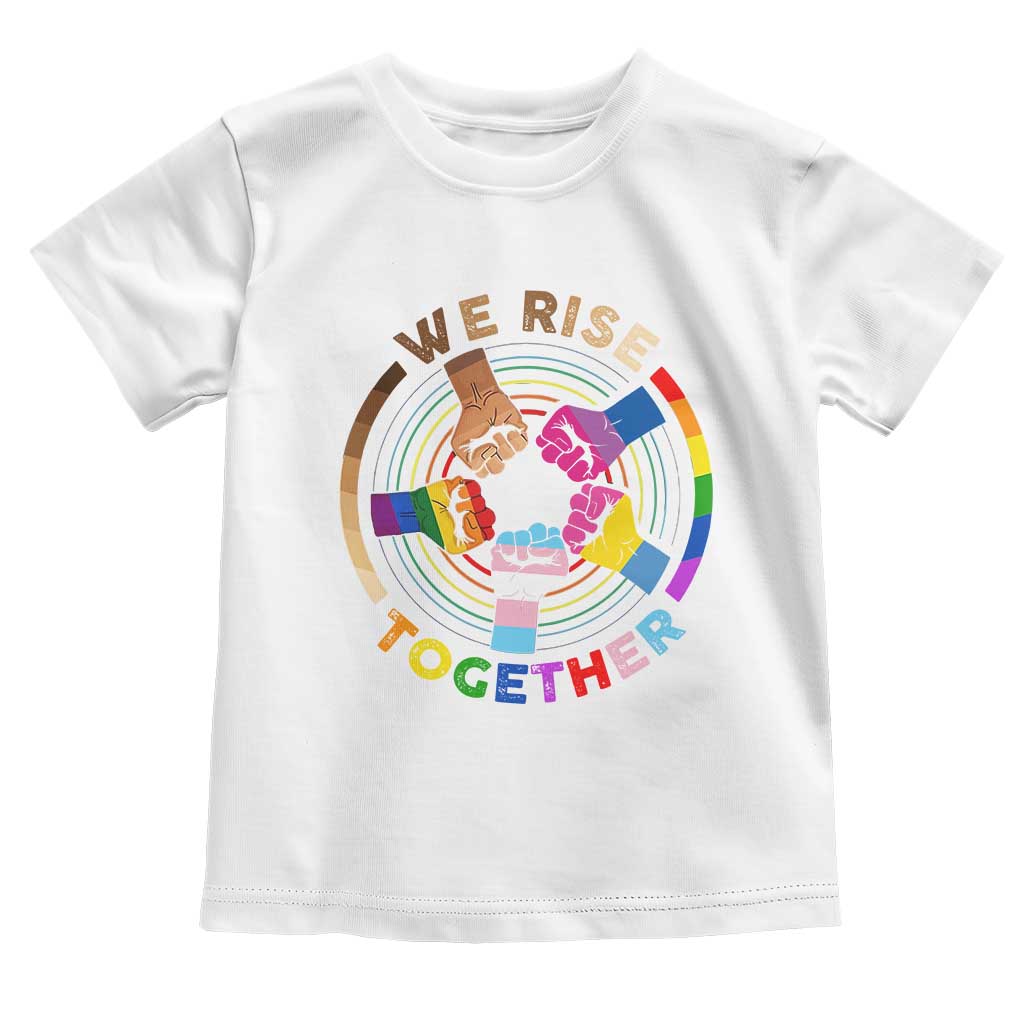 Black History Month Baby Shirt We Rise Together Equality Awesome Melanin LGBT
