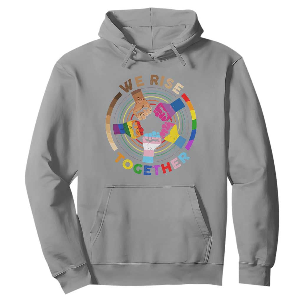 Black History Month Hoodie We Rise Together Equality Awesome Melanin LGBT