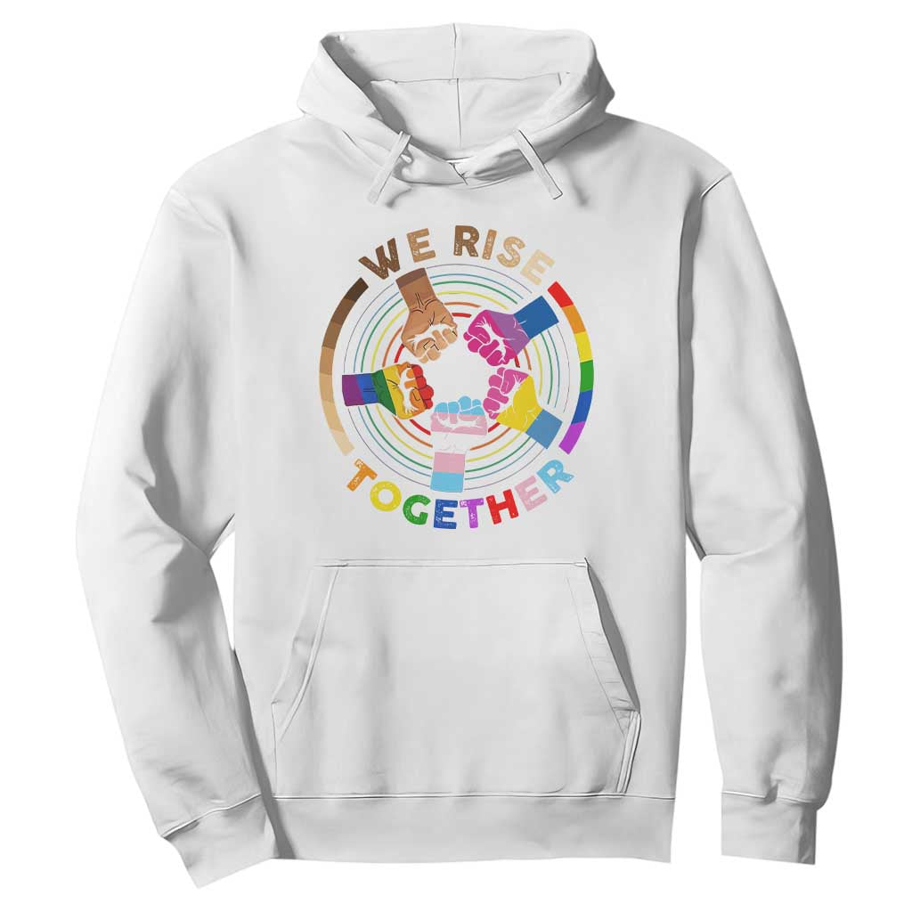 Black History Month Hoodie We Rise Together Equality Awesome Melanin LGBT