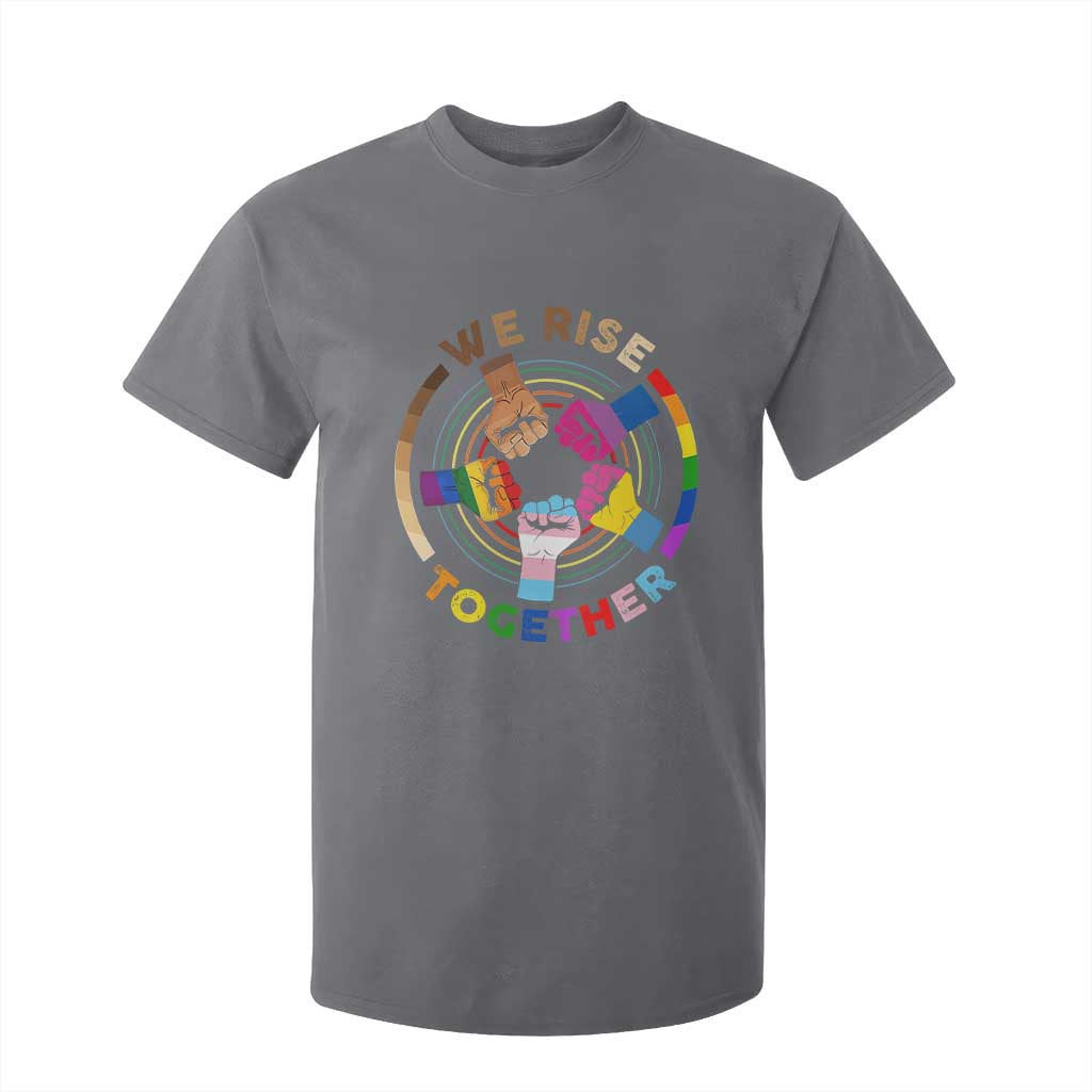 Black History Month T Shirt For Kid We Rise Together Equality Awesome Melanin LGBT