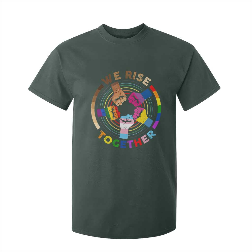 Black History Month T Shirt For Kid We Rise Together Equality Awesome Melanin LGBT
