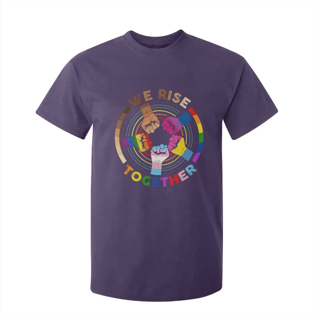 Black History Month T Shirt For Kid We Rise Together Equality Awesome Melanin LGBT