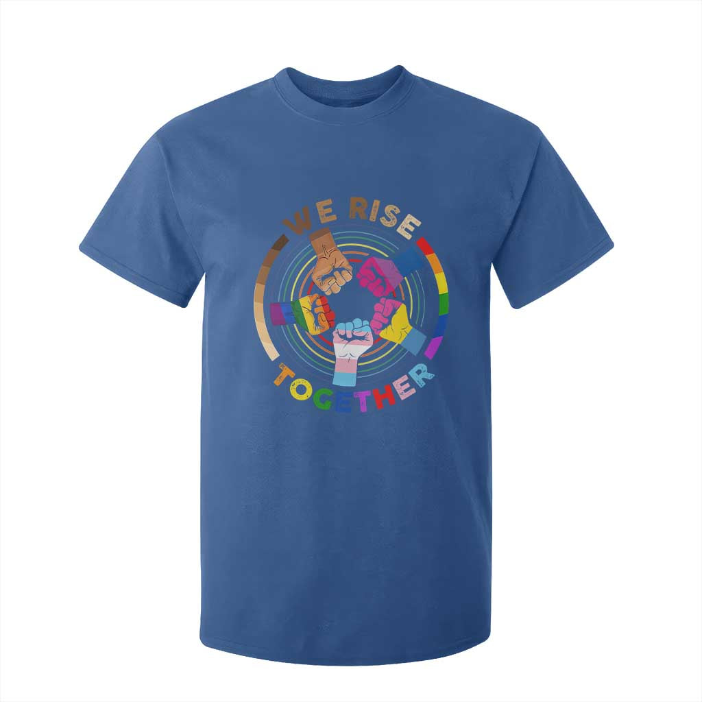 Black History Month T Shirt For Kid We Rise Together Equality Awesome Melanin LGBT