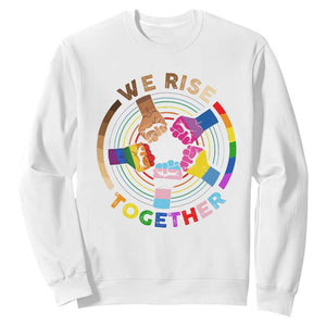 Black History Month Sweatshirt We Rise Together Equality Awesome Melanin LGBT