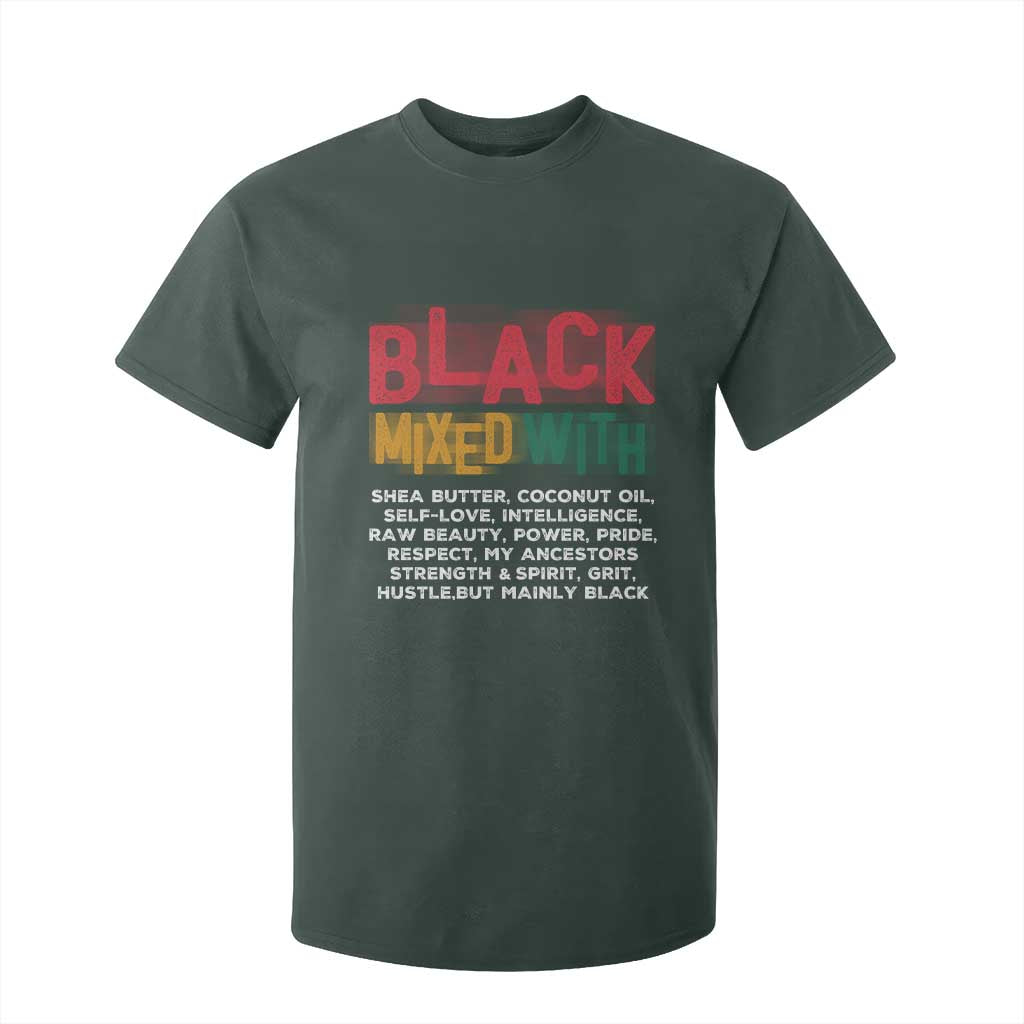 Black Pride T Shirt For Kid Yes I'm Mixed With Black