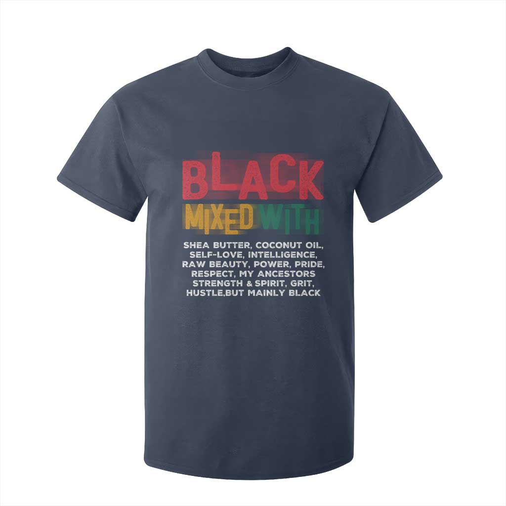 Black Pride T Shirt For Kid Yes I'm Mixed With Black