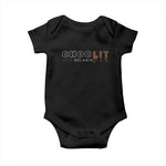 Black Pride Baby Onesie Choclit 100% Melanin African American Afro