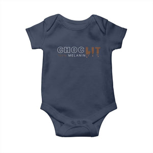 Black Pride Baby Onesie Choclit 100% Melanin African American Afro