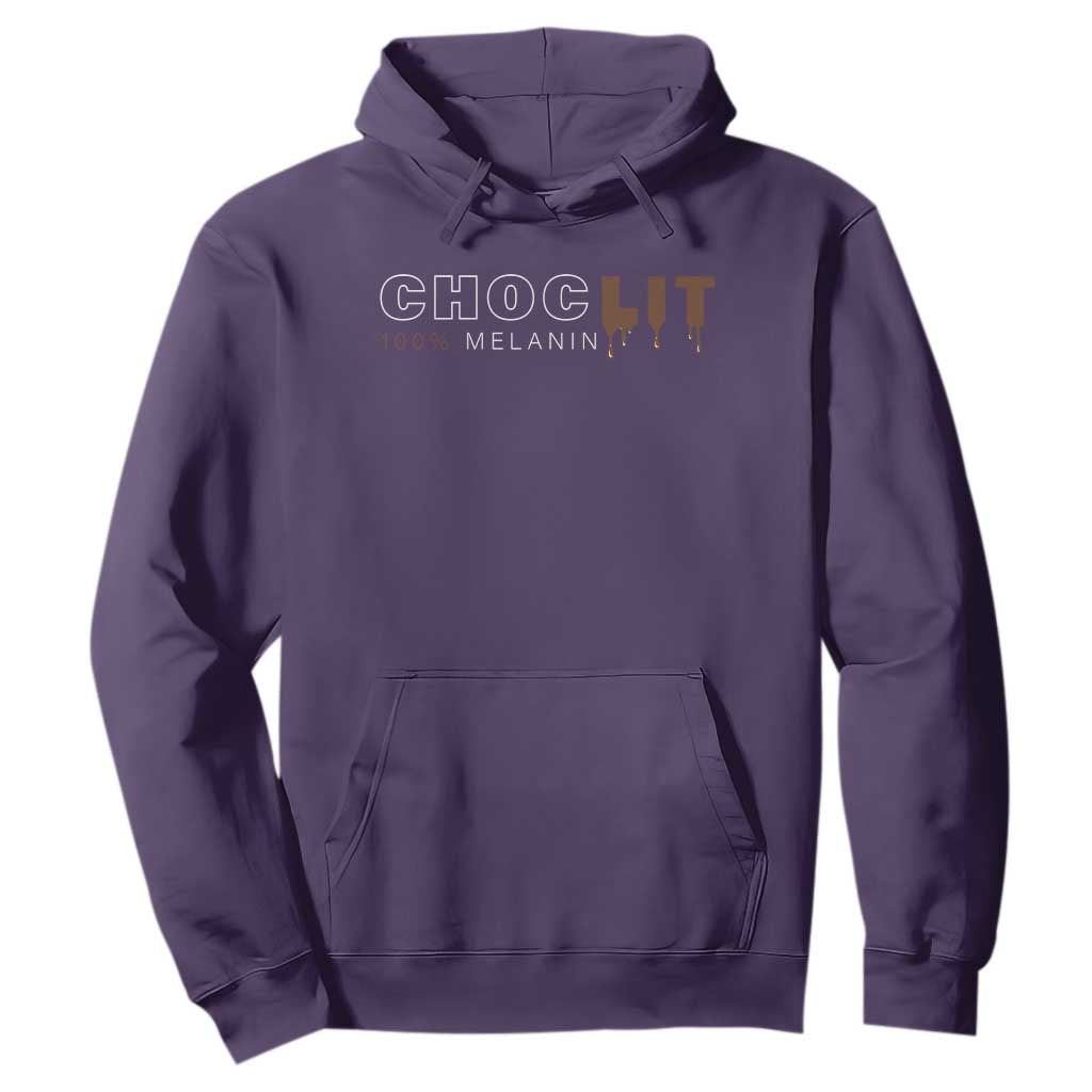Black Pride Hoodie Choclit 100% Melanin African American Afro