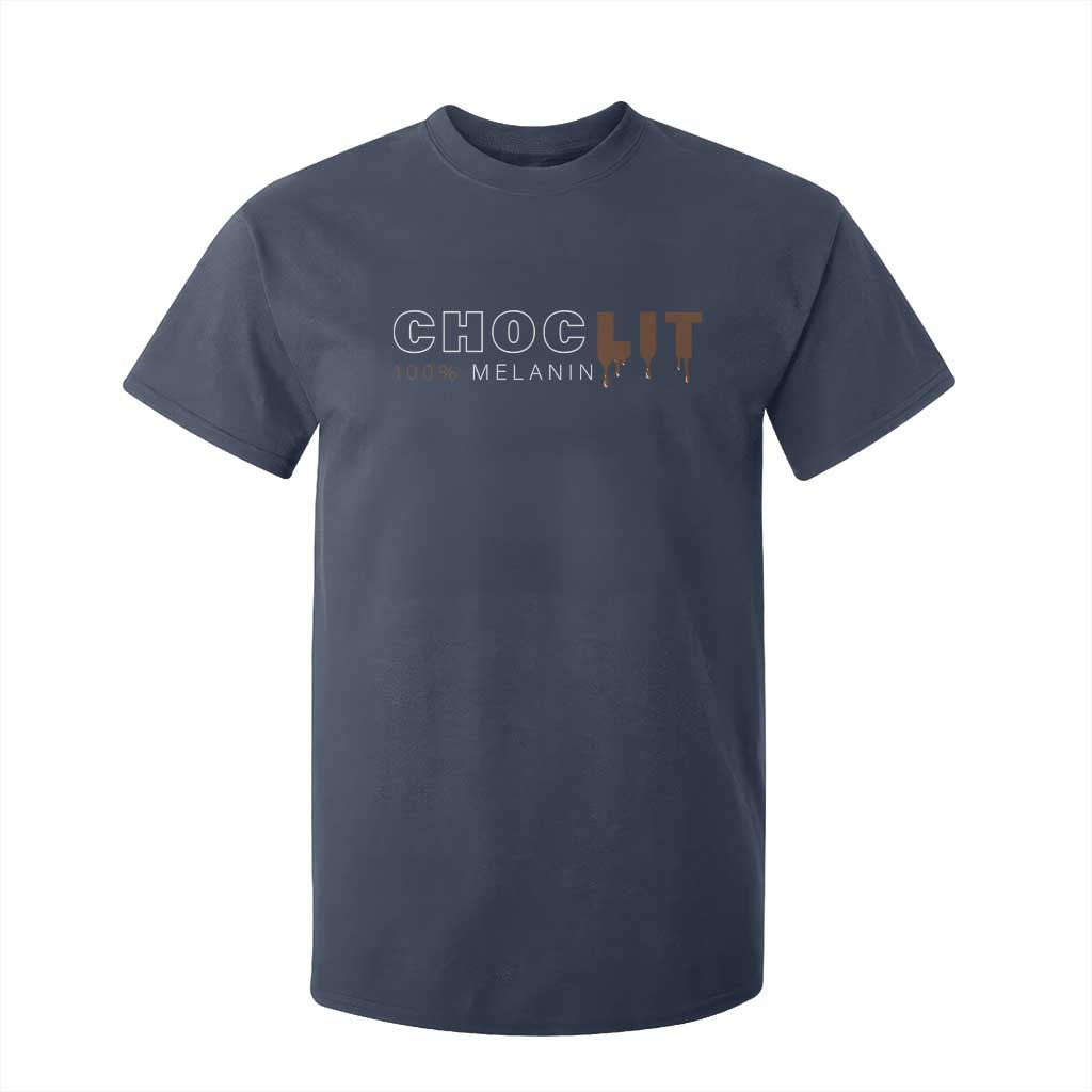 Black Pride T Shirt For Kid Choclit 100% Melanin African American Afro
