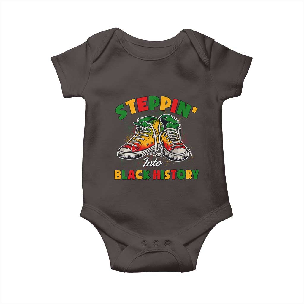 Stepping Into Black History Month Baby Onesie