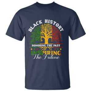 Black History Month T Shirt Honoring The Past Inspiring The Future
