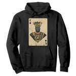 Black Pride African King Card Hoodie