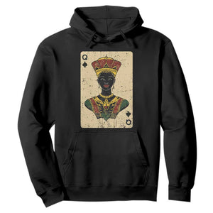 Black Pride African Queen Card Hoodie