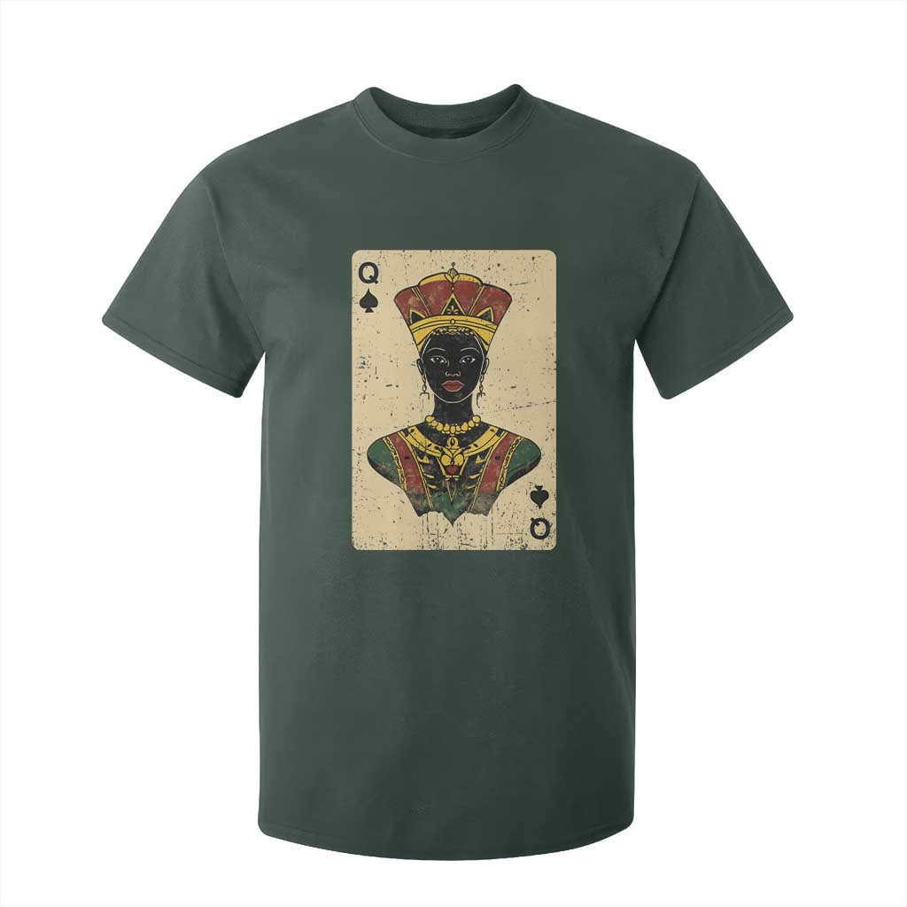 Black Pride African Queen Card T Shirt For Kid