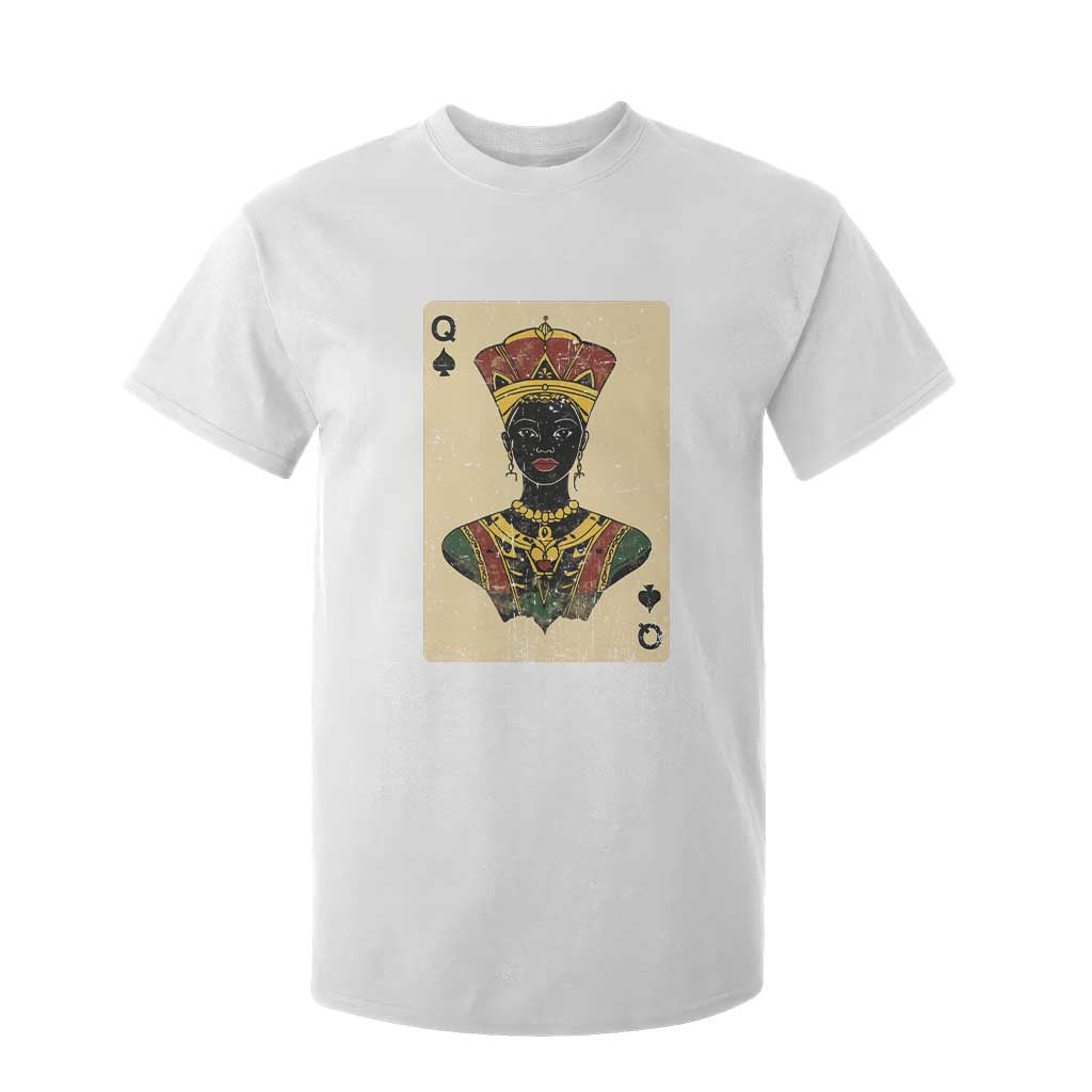 Black Pride African Queen Card T Shirt For Kid